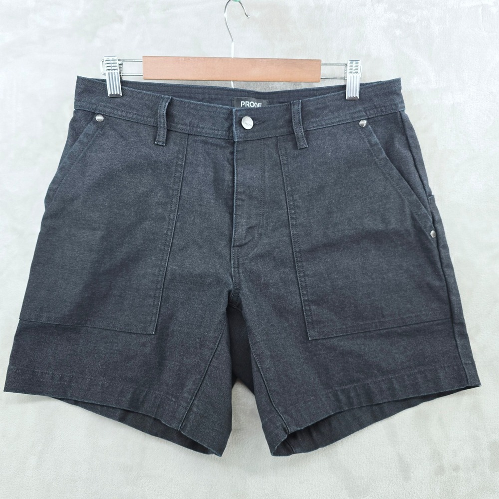 Proof Rover Shorts Mens 32 Black Canvas Utility Workwear Gorpcore Outdoor